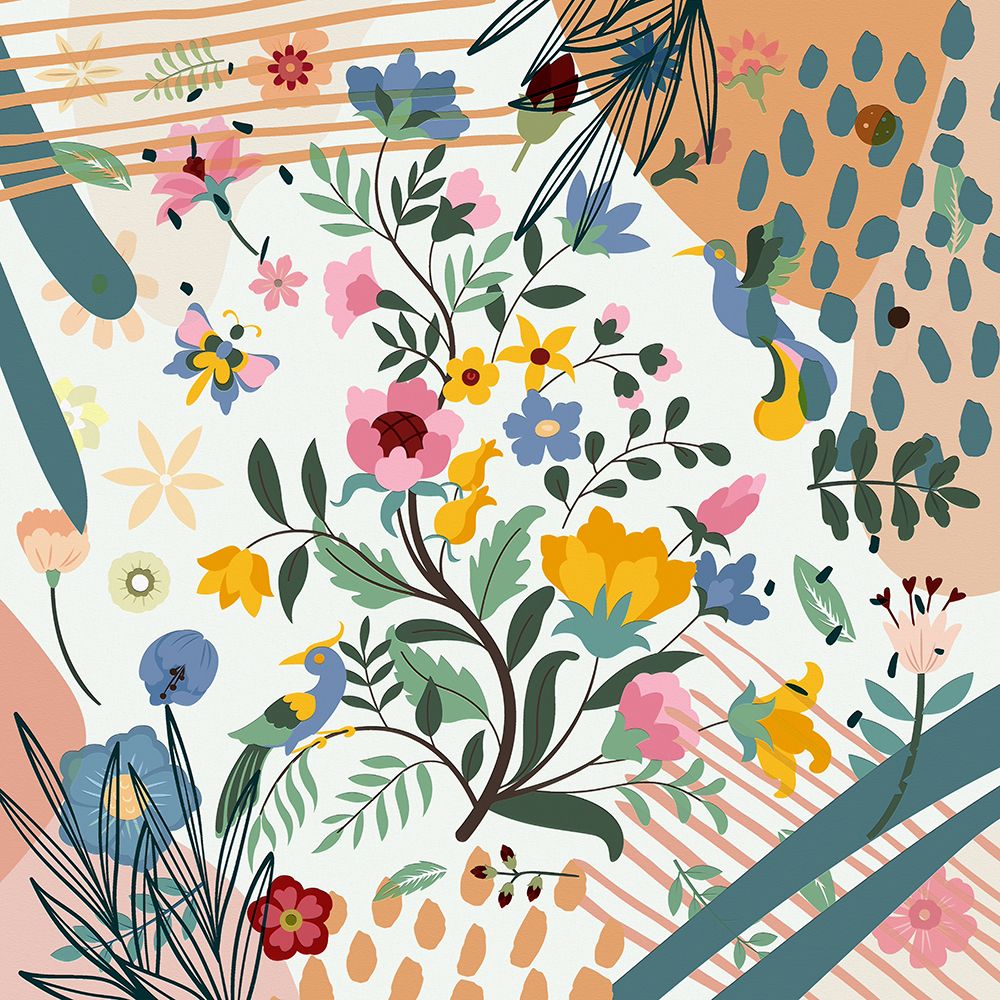 Boho Garden 52 art print by Ronald Bolokofsky for $57.95 CAD
