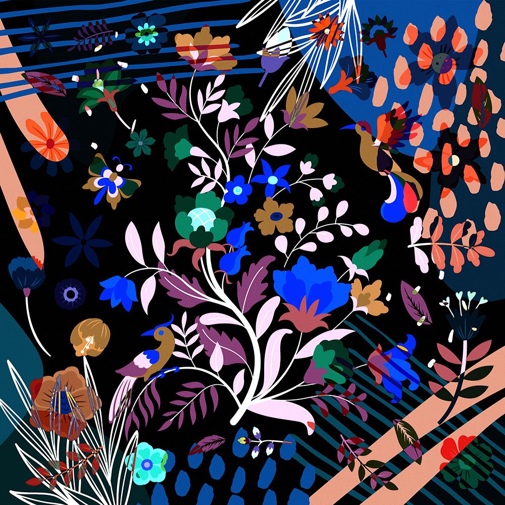 Boho Garden 62 art print by Ronald Bolokofsky for $57.95 CAD