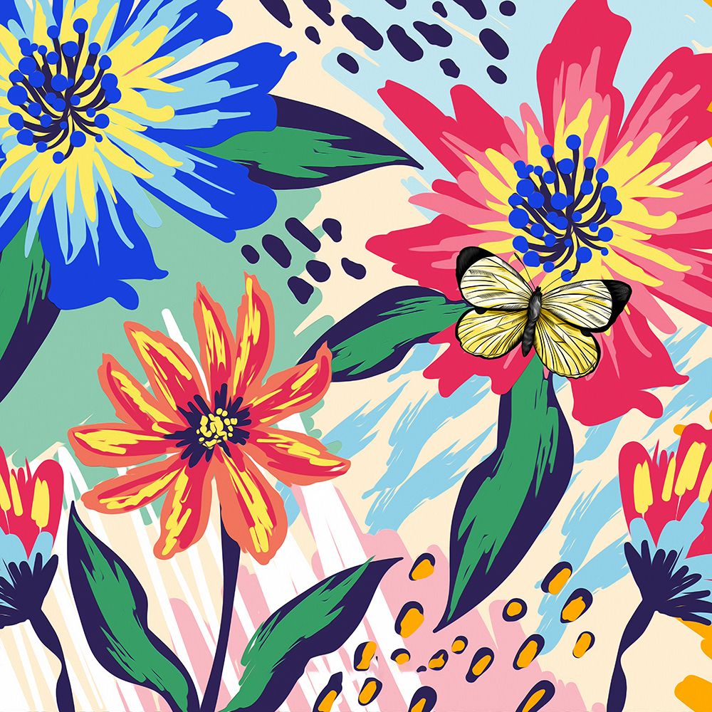 Boho Garden 271 art print by Ronald Bolokofsky for $57.95 CAD