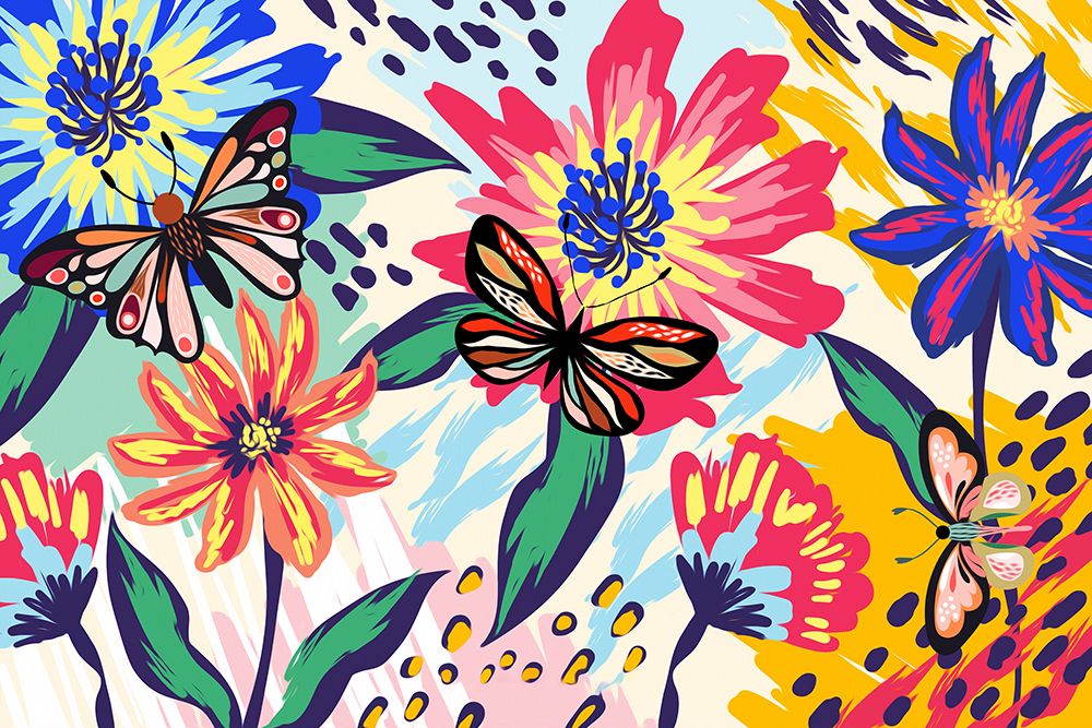 Boho Garden 280 art print by Ronald Bolokofsky for $57.95 CAD