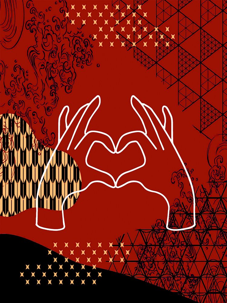Boho Love Sign art print by Ronald Bolokofsky for $57.95 CAD