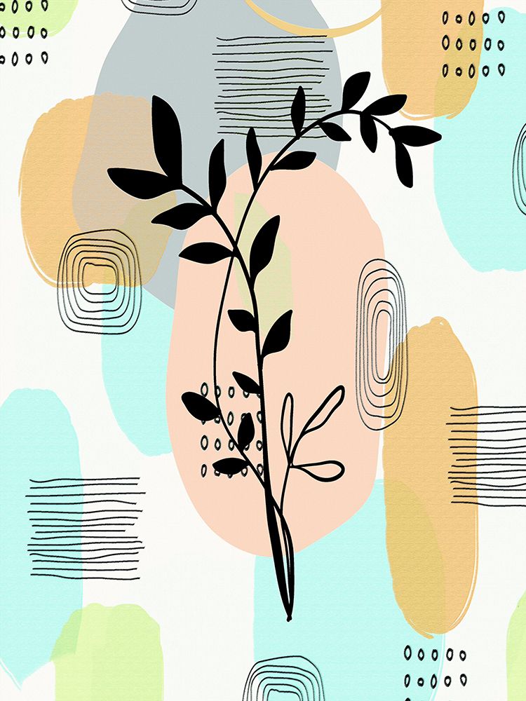 Botanical Abstract 333 art print by Ronald Bolokofsky for $57.95 CAD