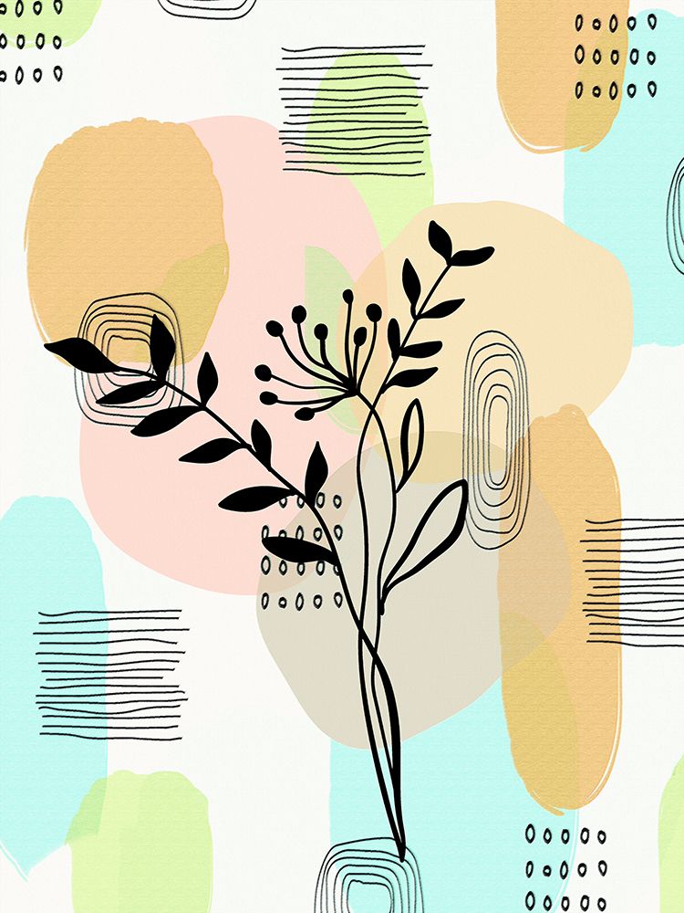Botanical Abstract 335 art print by Ronald Bolokofsky for $57.95 CAD