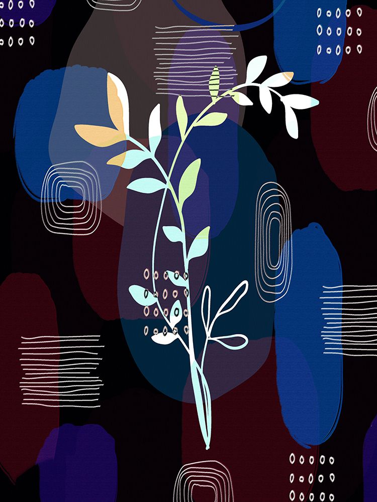 Botanical Abstract 433 art print by Ronald Bolokofsky for $57.95 CAD