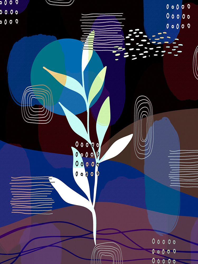 Botanical Abstract 434 art print by Ronald Bolokofsky for $57.95 CAD