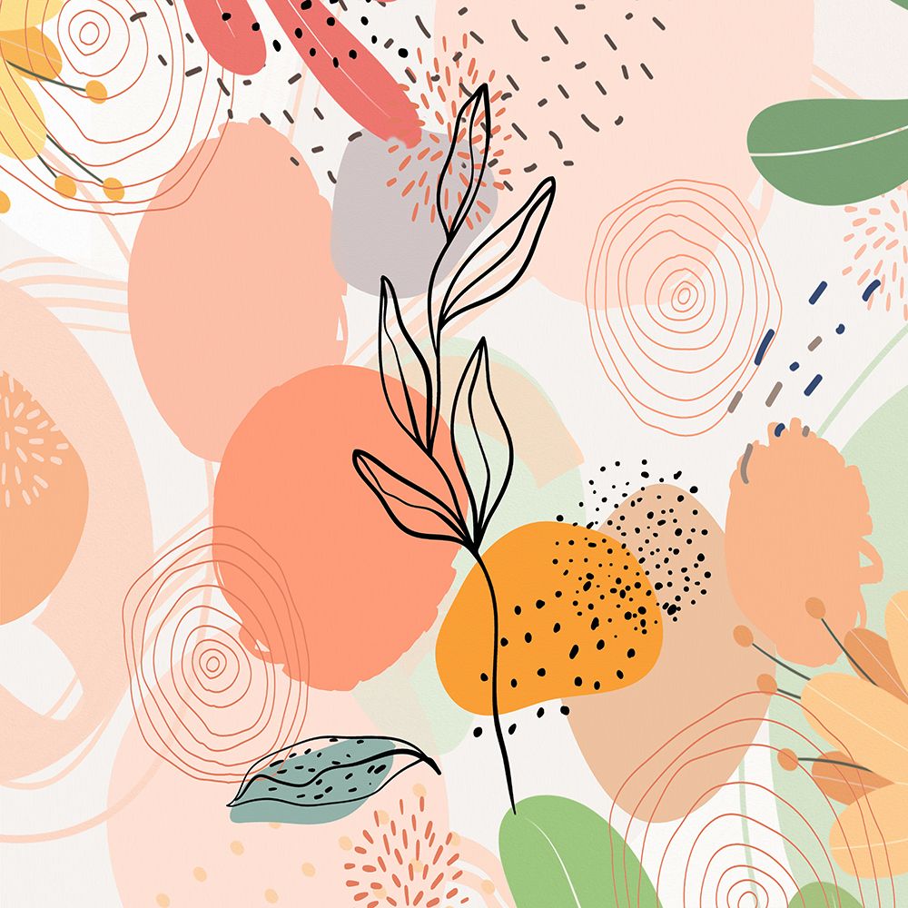 Botanical Abstract 999 art print by Ronald Bolokofsky for $57.95 CAD