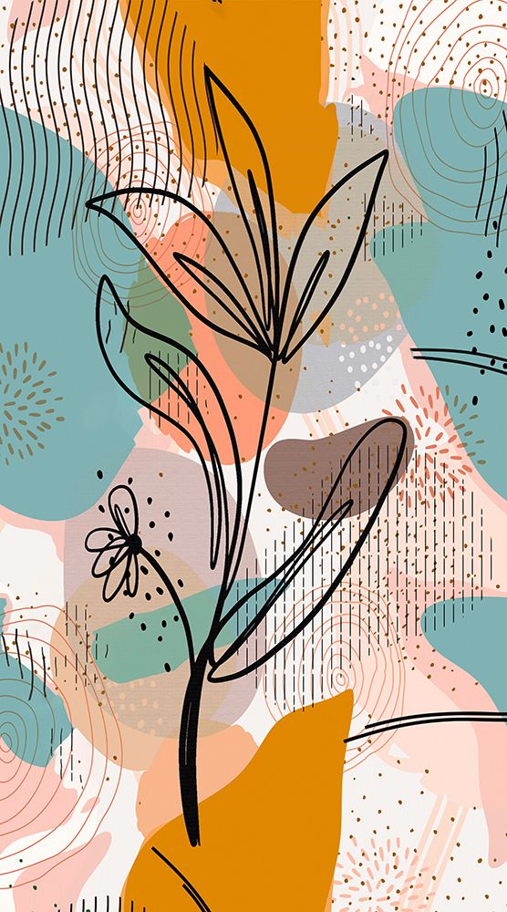 Botanical Abstract 1301 art print by Ronald Bolokofsky for $57.95 CAD