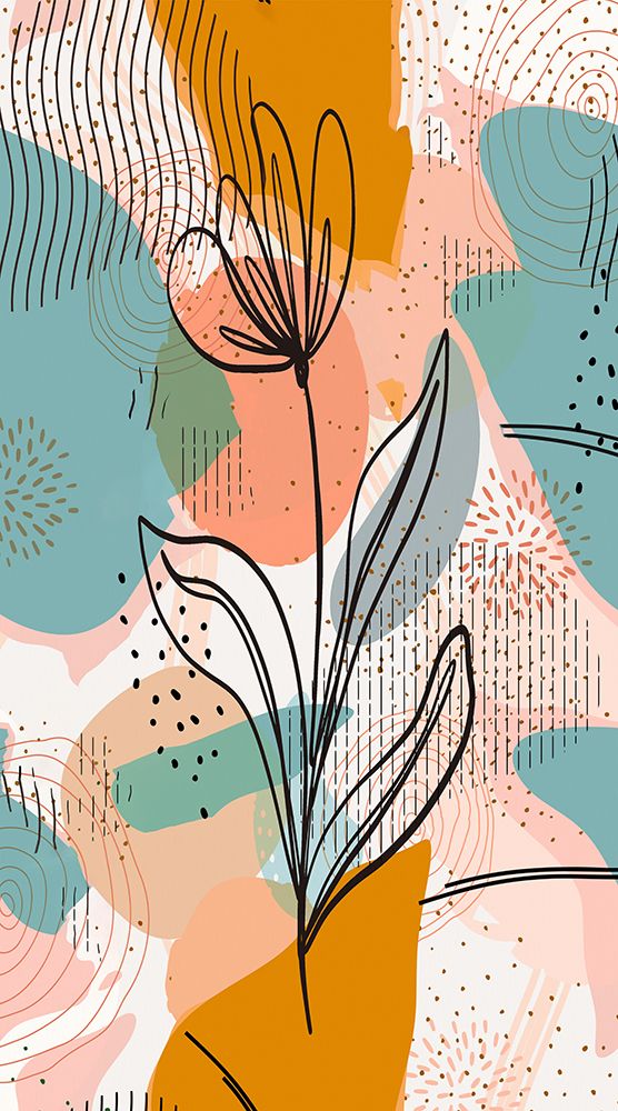 Botanical Abstract 1302 art print by Ronald Bolokofsky for $57.95 CAD