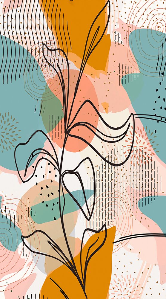 Botanical Abstract 1303 art print by Ronald Bolokofsky for $57.95 CAD
