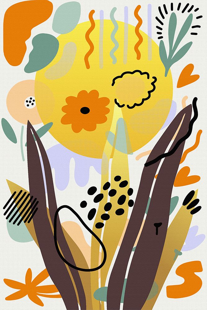 Botanical Sunshine 692 art print by Ronald Bolokofsky for $57.95 CAD