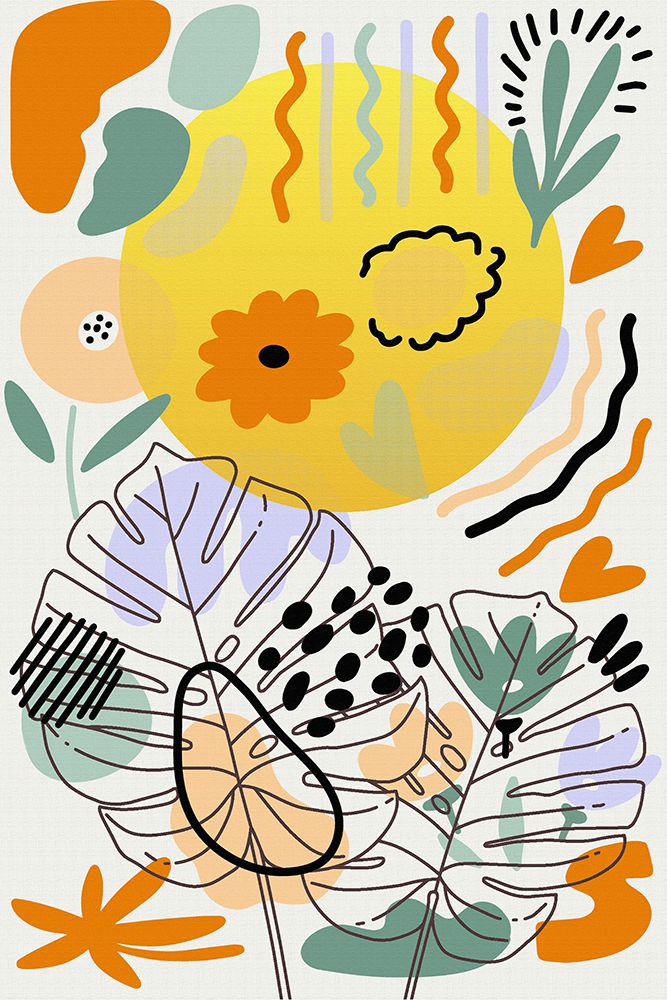 Botanical Sunshine 693 art print by Ronald Bolokofsky for $57.95 CAD