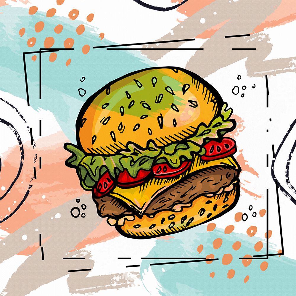 Burger Time I art print by Ronald Bolokofsky for $57.95 CAD