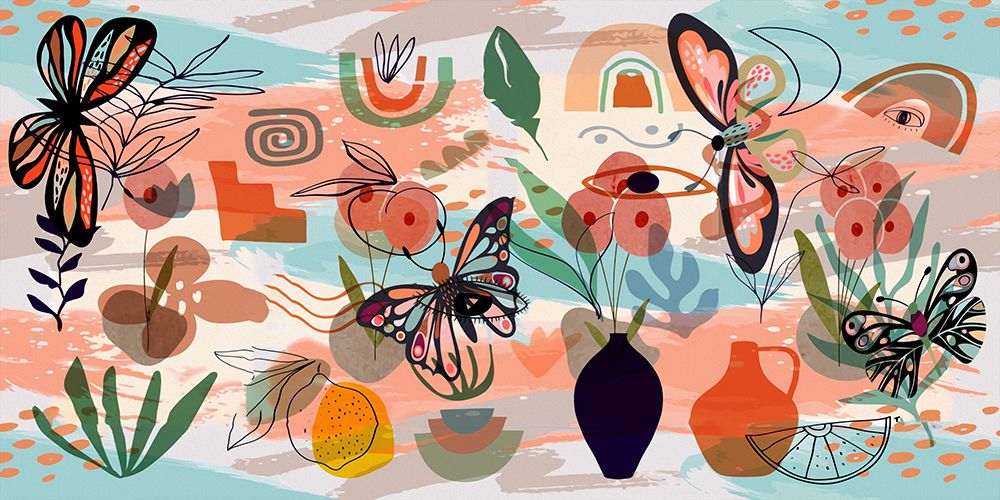 Butterfly Collage 107 art print by Ronald Bolokofsky for $57.95 CAD