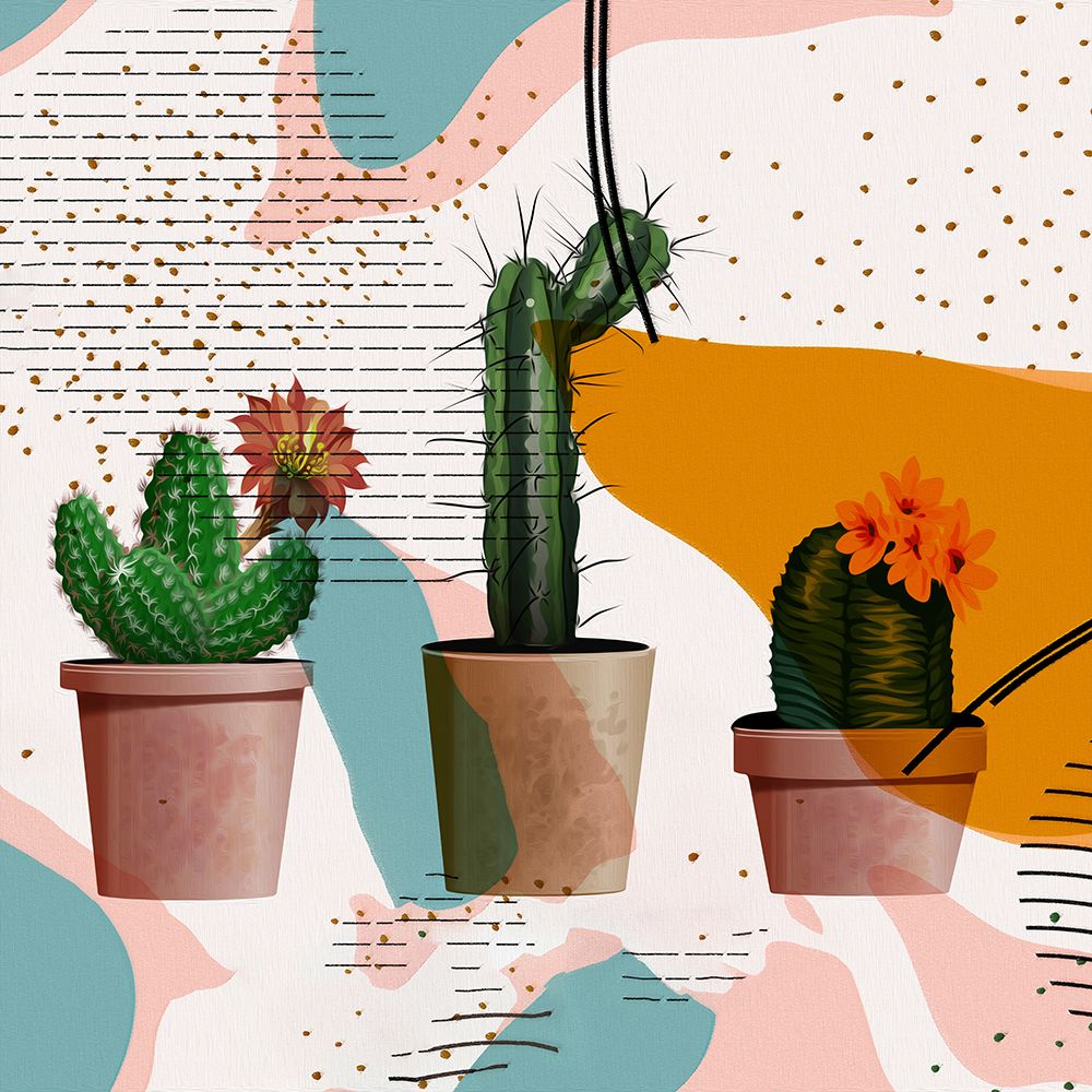 Cactus Party II art print by Ronald Bolokofsky for $57.95 CAD