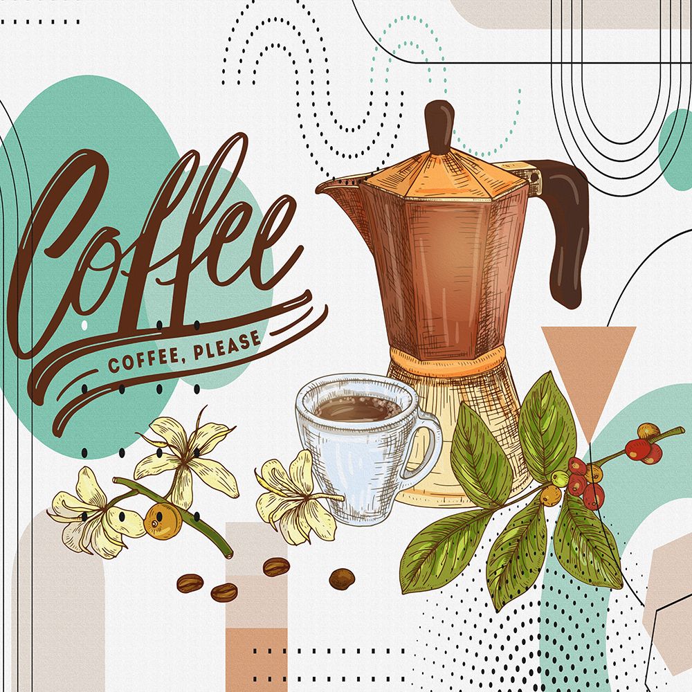 Coffee Please art print by Ronald Bolokofsky for $57.95 CAD