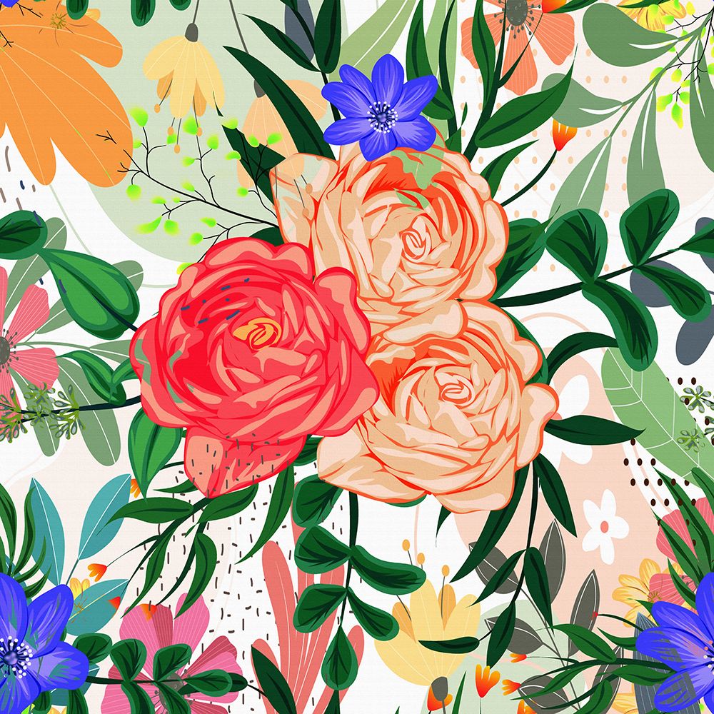 Colorful Garden 681 art print by Ronald Bolokofsky for $57.95 CAD