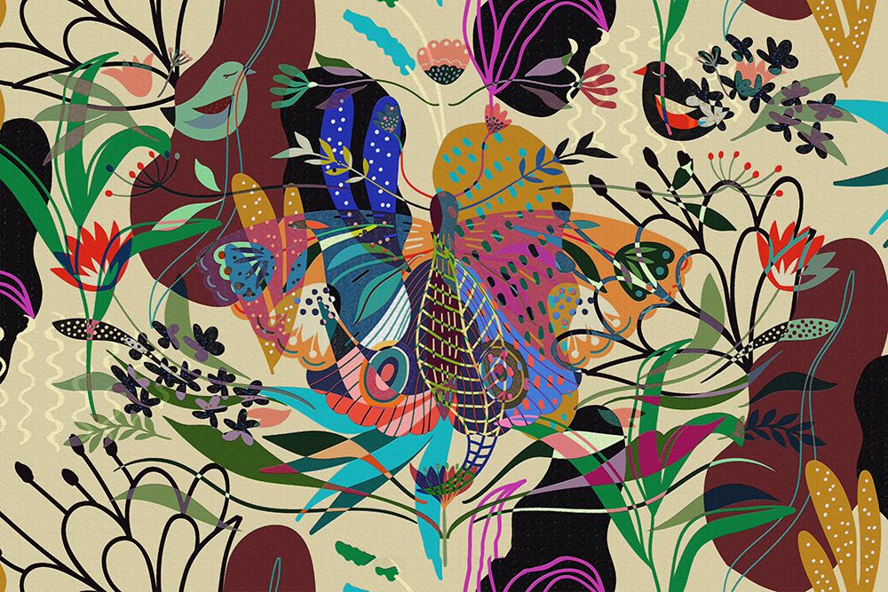Garden Camouflage II art print by Ronald Bolokofsky for $57.95 CAD