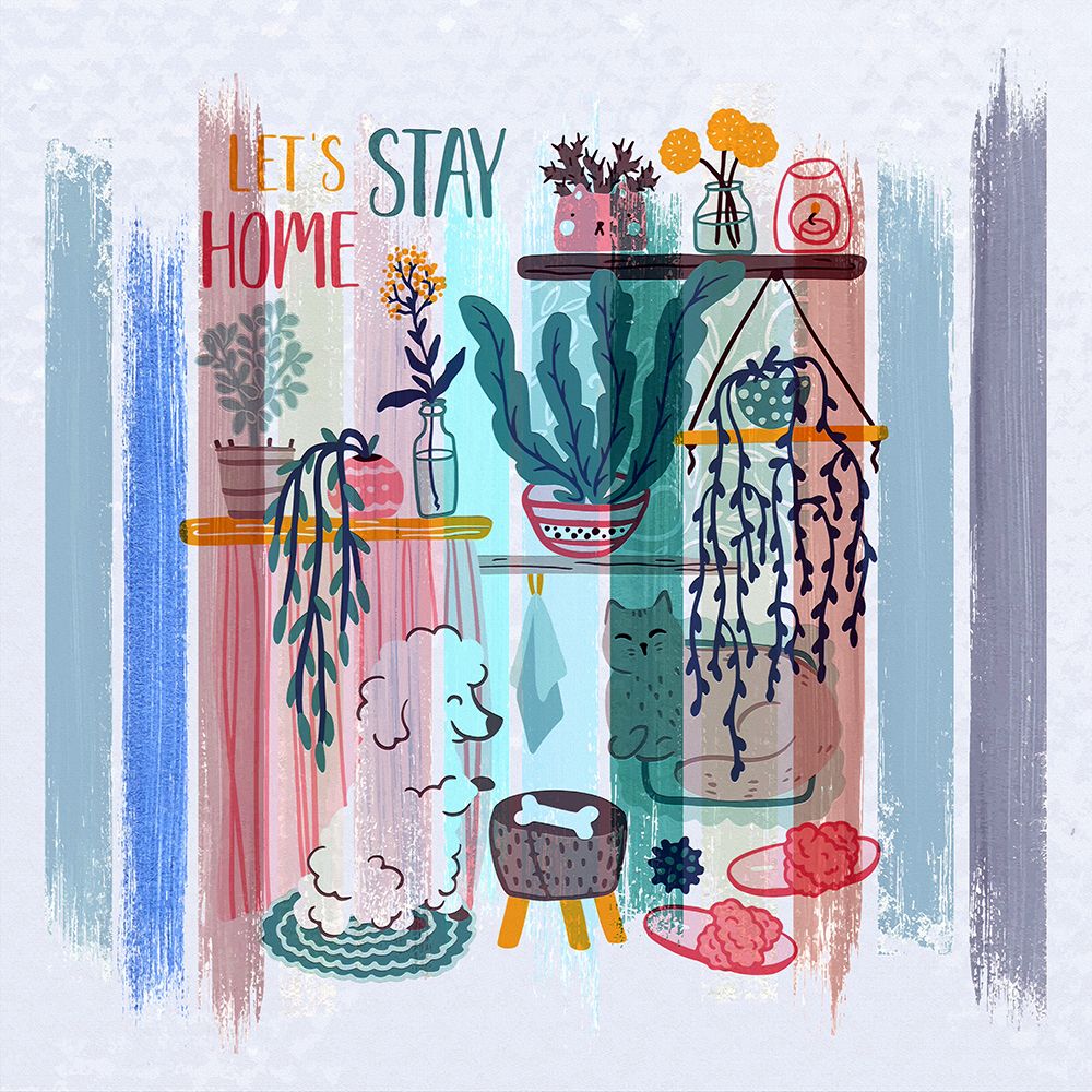 Lets Stay Home 110 art print by Ronald Bolokofsky for $57.95 CAD