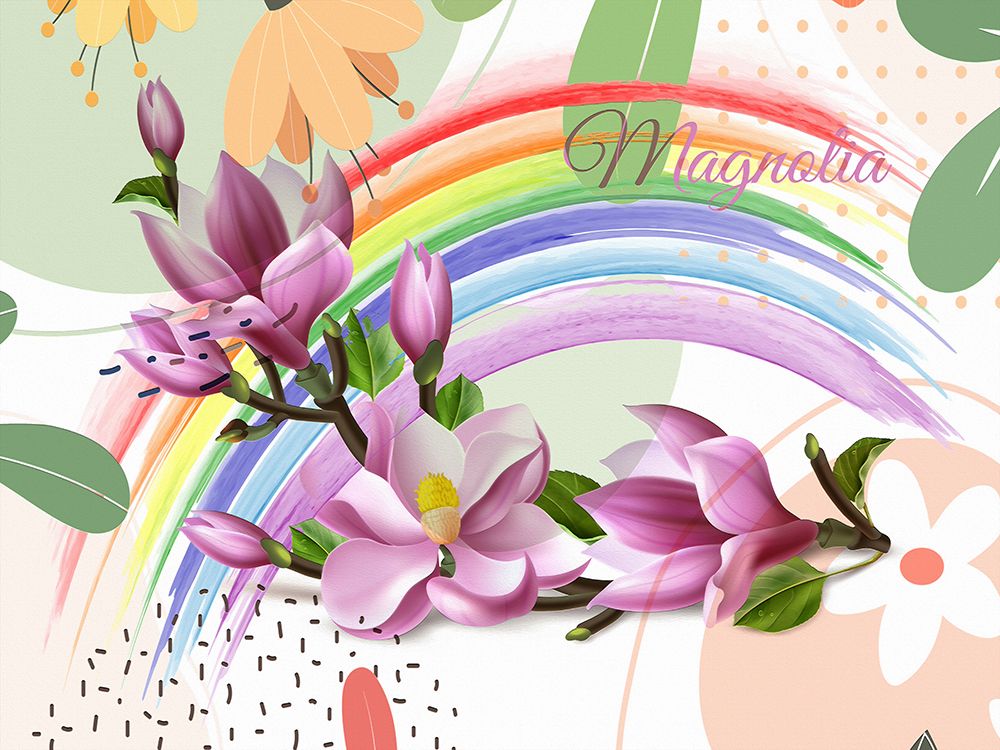 Magnolia Rainbow 282 art print by Ronald Bolokofsky for $57.95 CAD