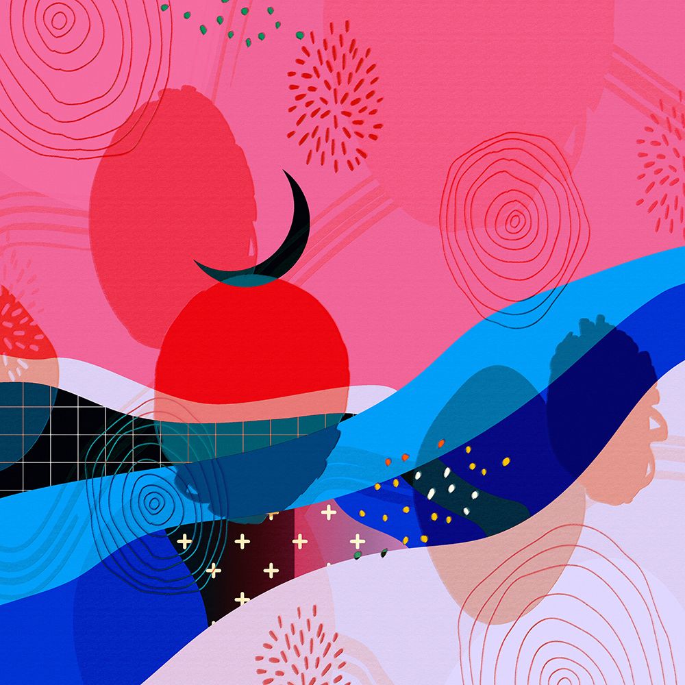 Mid Century Abstract 582 art print by Ronald Bolokofsky for $57.95 CAD