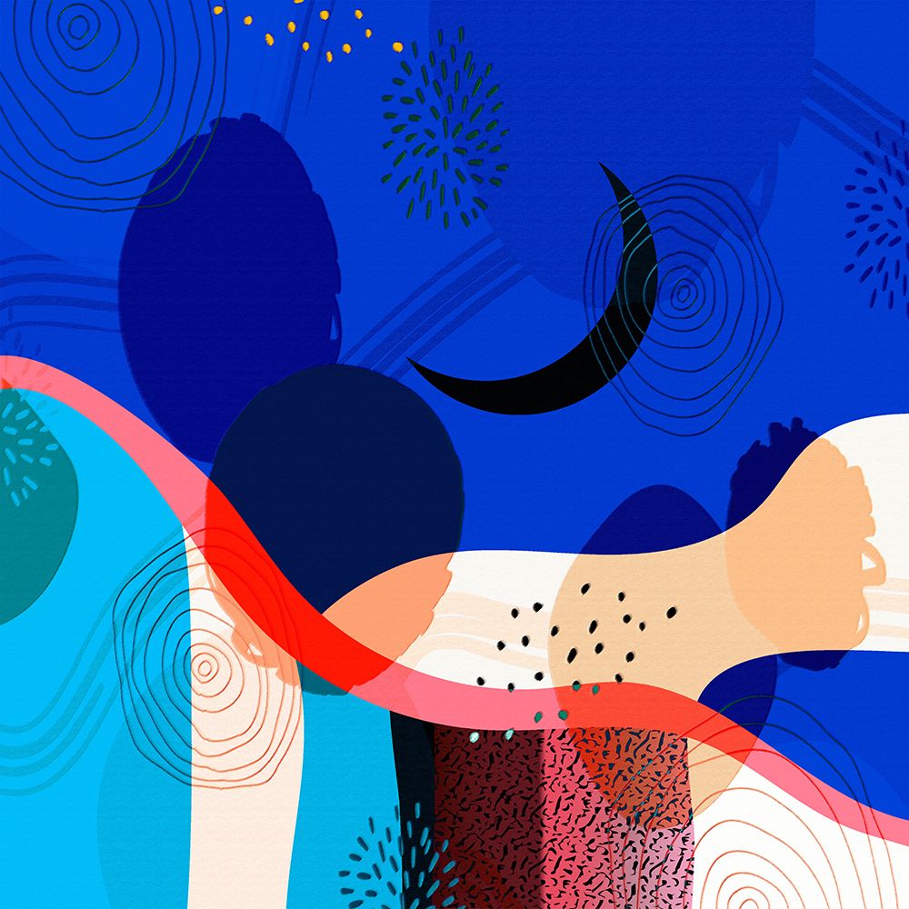 Mid Century Abstract 583 art print by Ronald Bolokofsky for $57.95 CAD