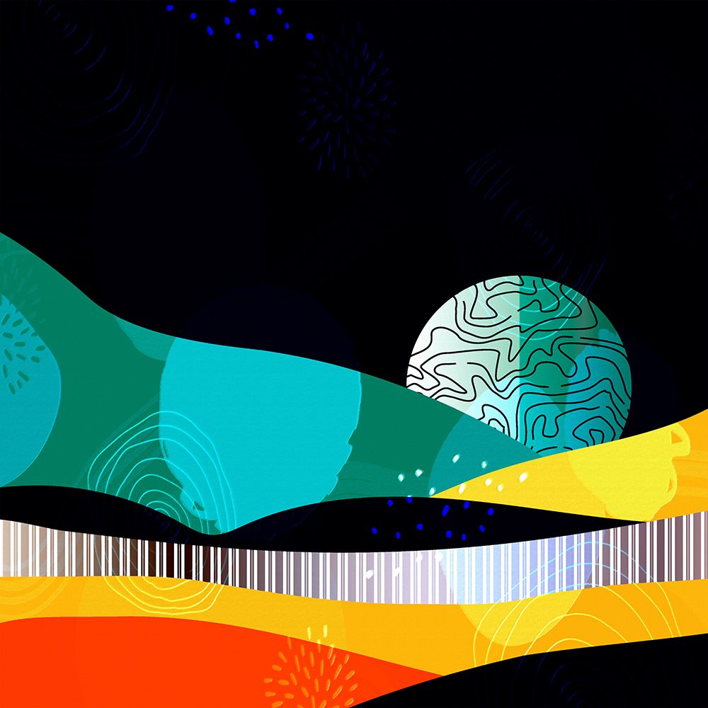 Mid Century Abstract 584 art print by Ronald Bolokofsky for $57.95 CAD