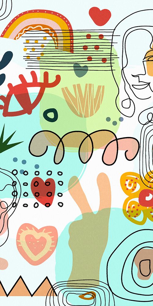 Mid Century Shapes 52B art print by Ronald Bolokofsky for $57.95 CAD