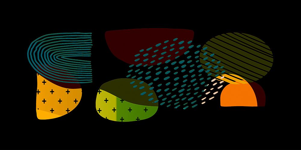 Mid Century Shapes 731 art print by Ronald Bolokofsky for $57.95 CAD