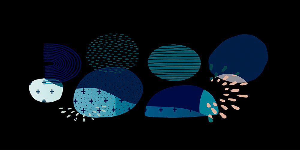 Mid Century Shapes 733 art print by Ronald Bolokofsky for $57.95 CAD