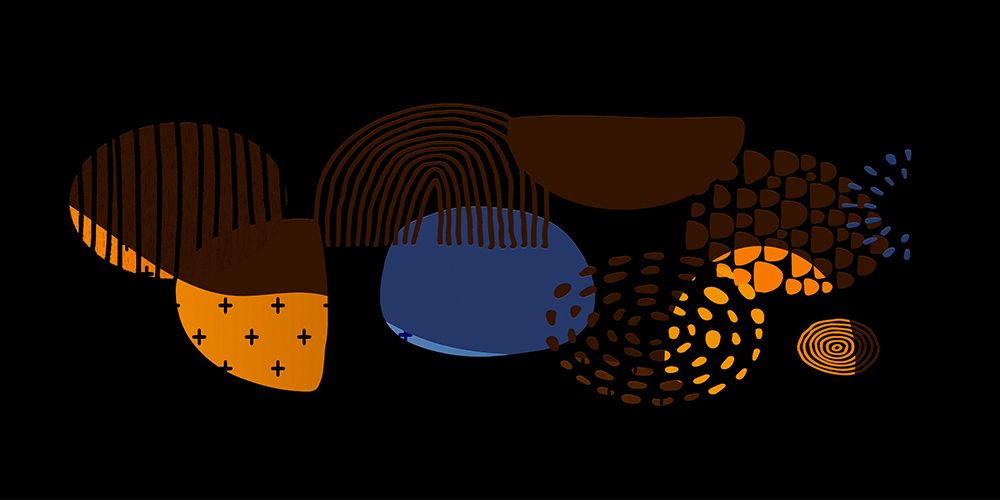 Mid Century Shapes 737 art print by Ronald Bolokofsky for $57.95 CAD