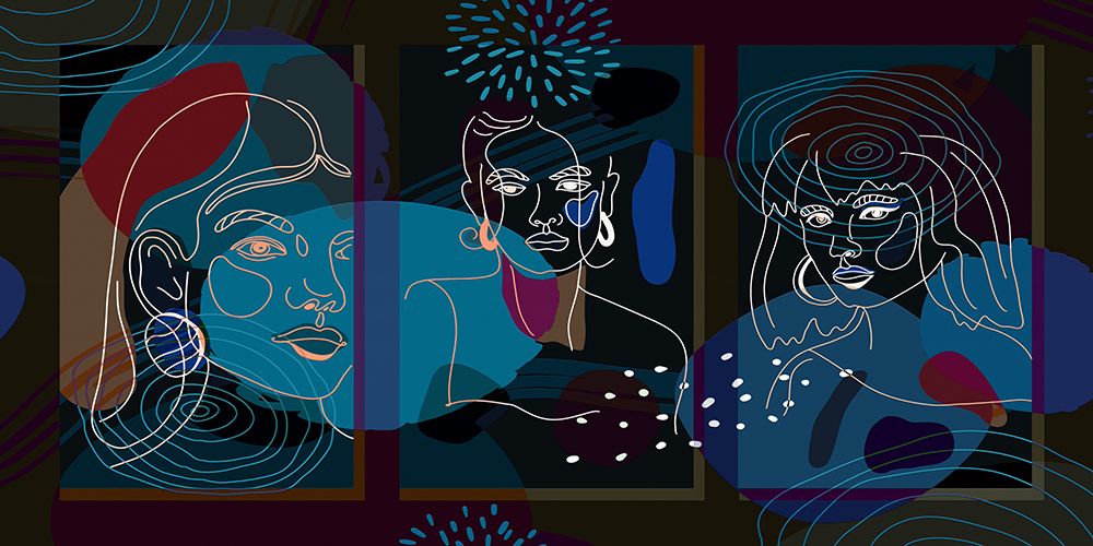 Mid Century Women 129 art print by Ronald Bolokofsky for $57.95 CAD