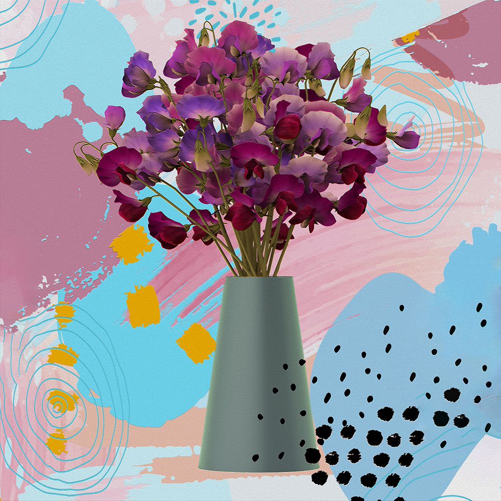 Potted Flowers 202T art print by Ronald Bolokofsky for $57.95 CAD