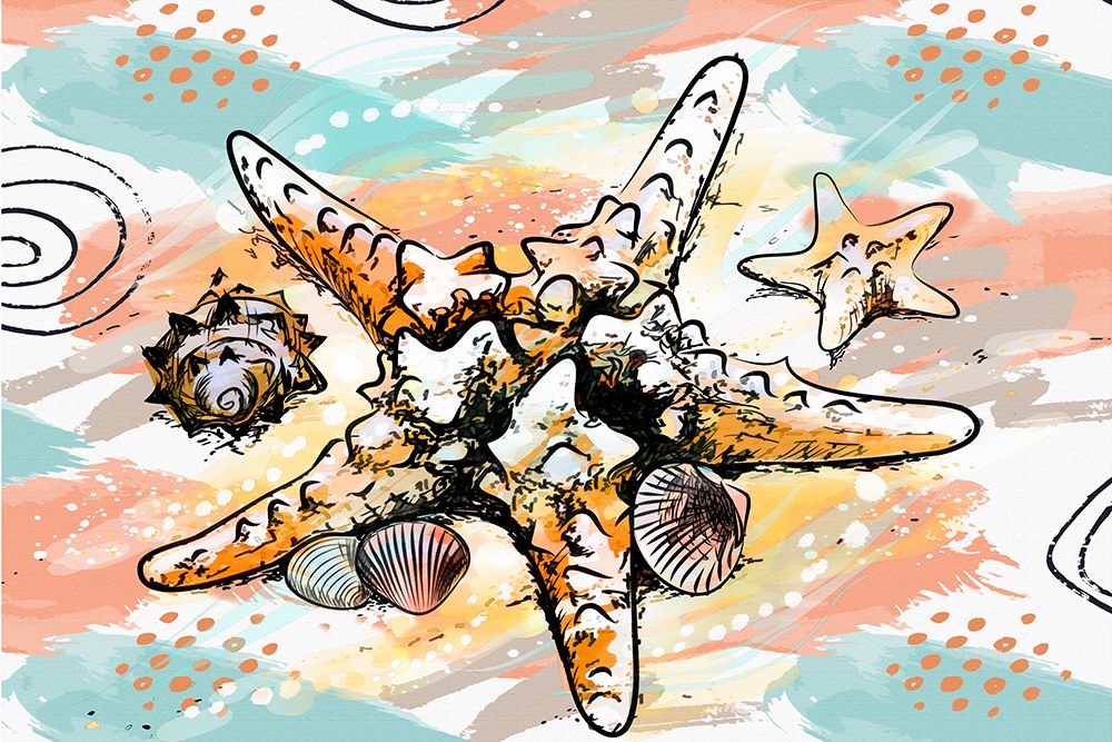 Starfish 61 art print by Ronald Bolokofsky for $57.95 CAD