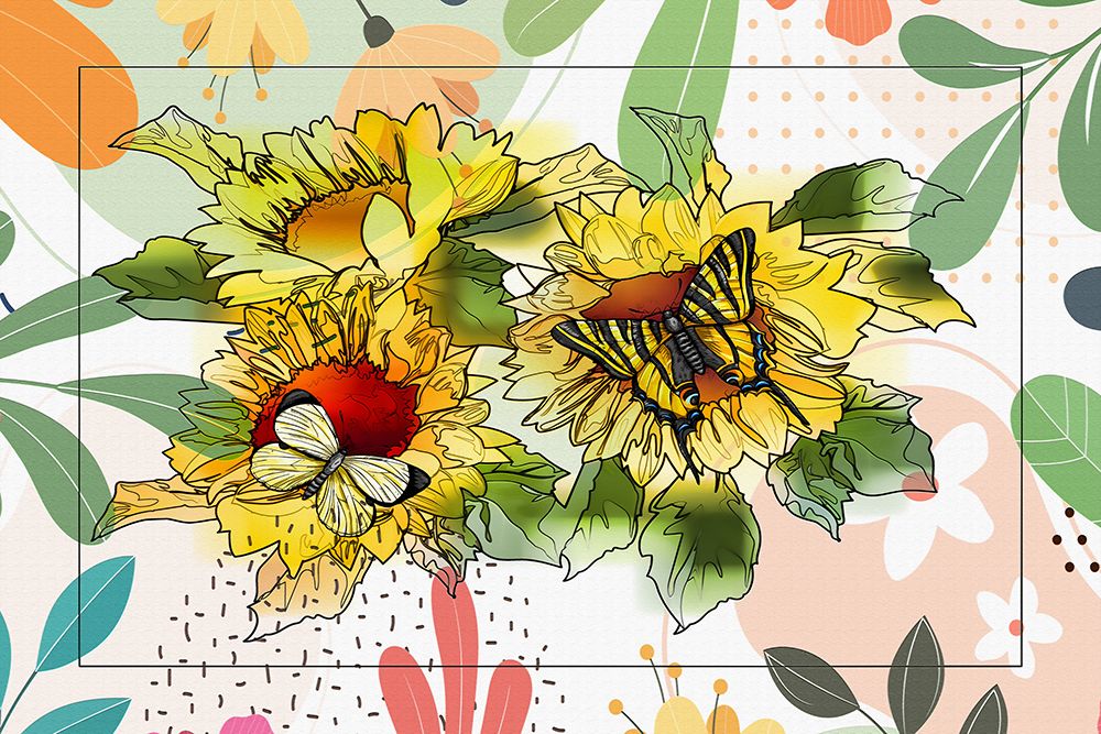 Sunflower Garden 135 art print by Ronald Bolokofsky for $57.95 CAD