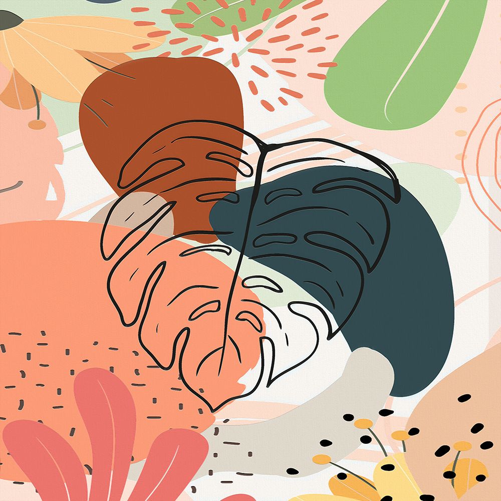 Tropical Leaves 19B art print by Ronald Bolokofsky for $57.95 CAD