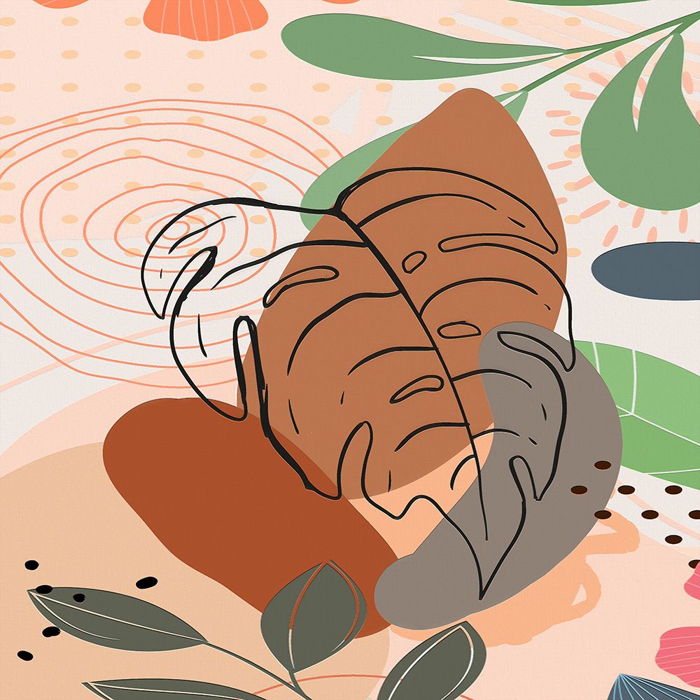 Tropical Leaves 19C art print by Ronald Bolokofsky for $57.95 CAD
