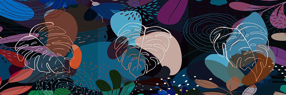 Tropical Leaves 29 art print by Ronald Bolokofsky for $57.95 CAD