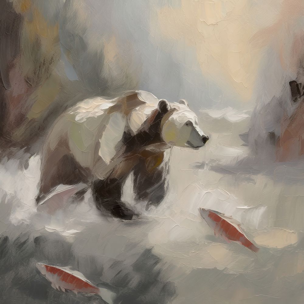A Grizzlys Meal art print by Ronald Bolokofsky for $57.95 CAD