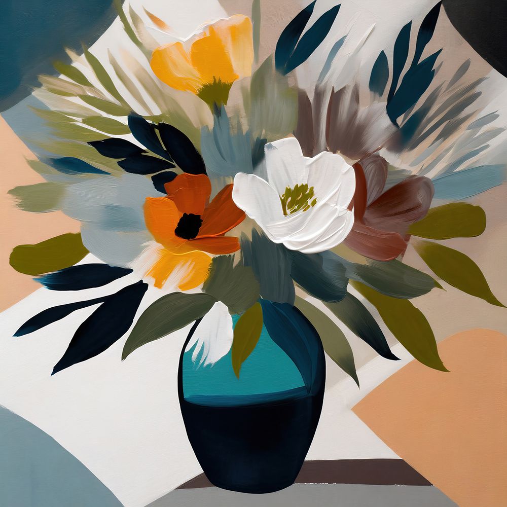 Abstract Inflorescence art print by Ronald Bolokofsky for $57.95 CAD