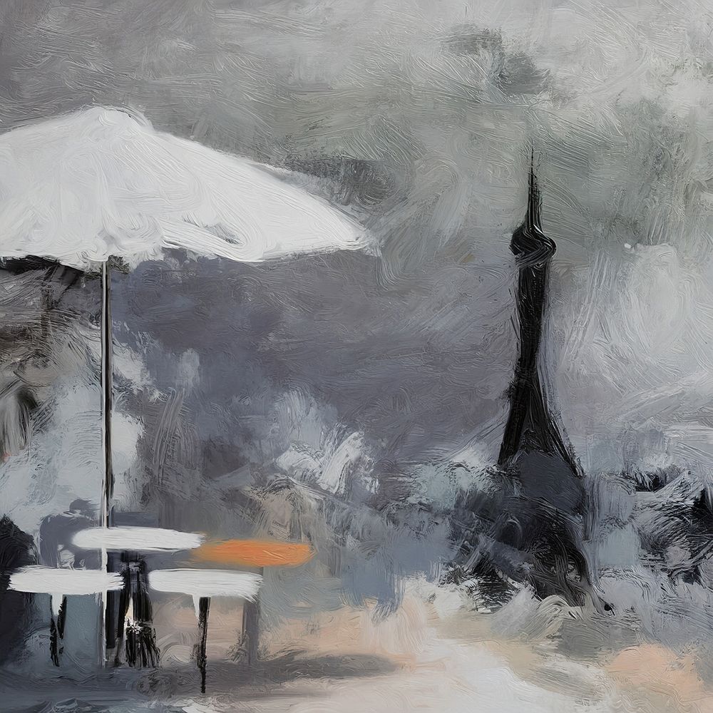 Abstract Paris Cafe II art print by Ronald Bolokofsky for $57.95 CAD