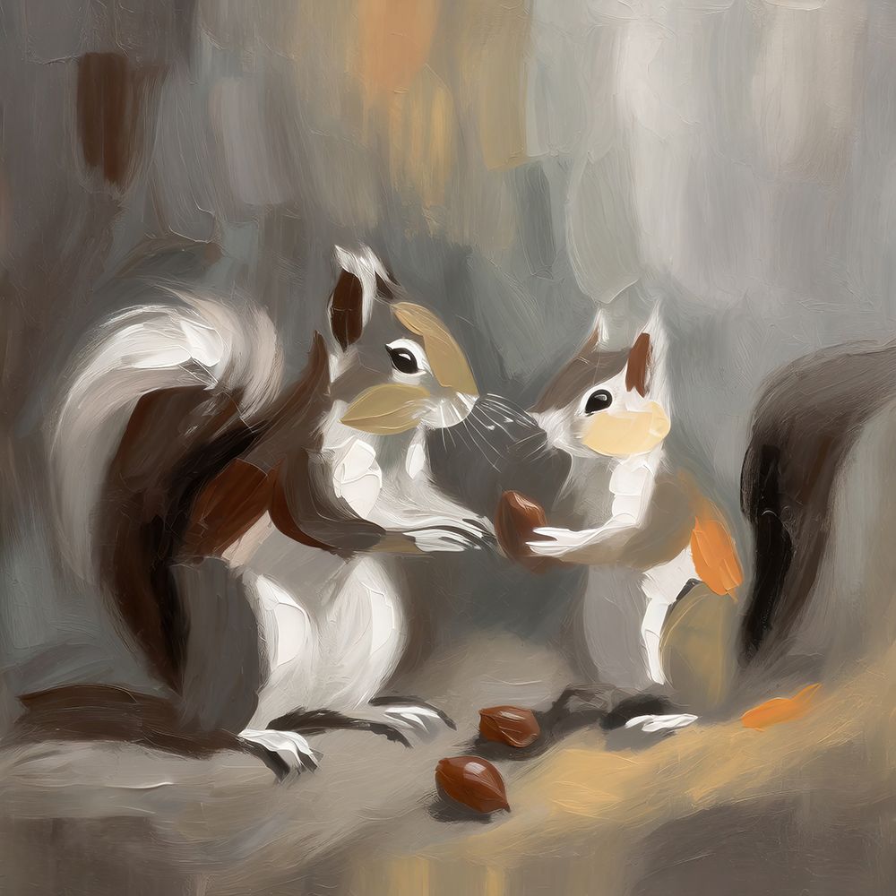 Acorn Banquet art print by Ronald Bolokofsky for $57.95 CAD