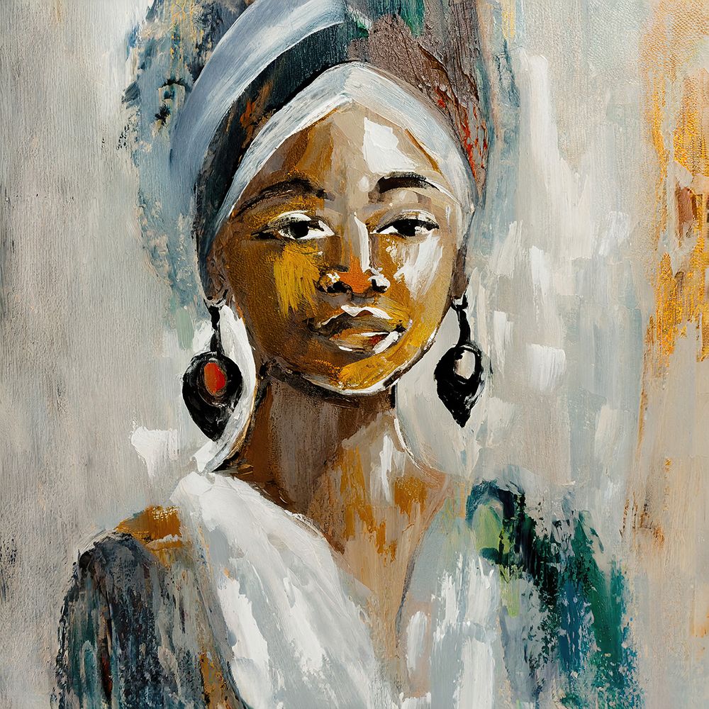 African American Fashionista V art print by Ronald Bolokofsky for $57.95 CAD