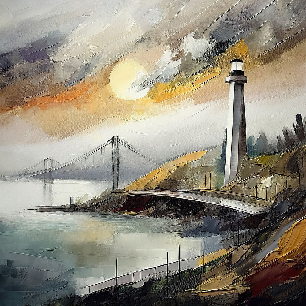 Bay Bridge Glow art print by Ronald Bolokofsky for $57.95 CAD