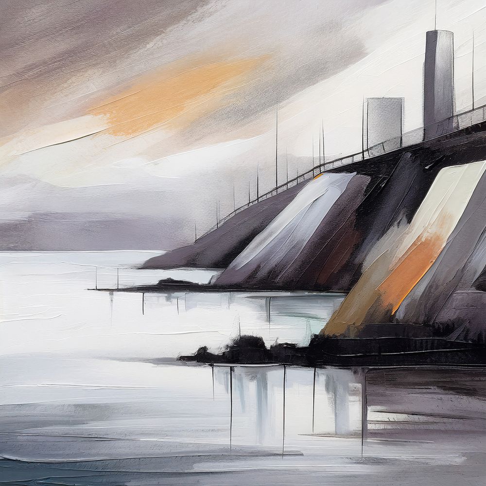 Bay Brushstrokes art print by Ronald Bolokofsky for $57.95 CAD