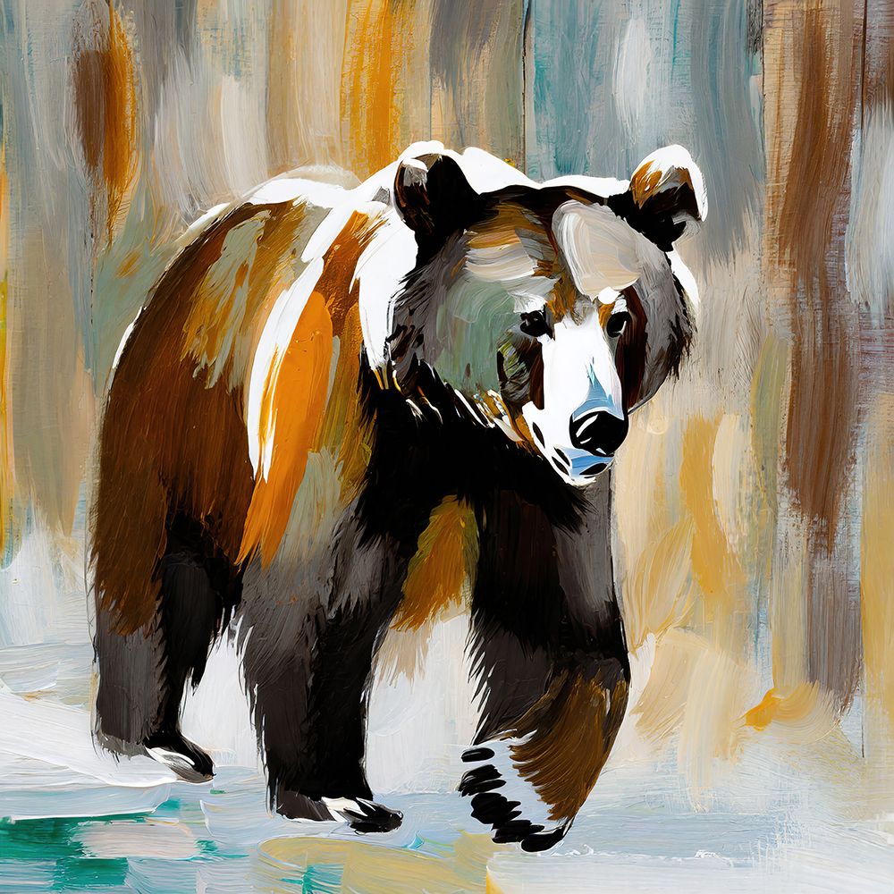 Bear Amongst the Trees art print by Ronald Bolokofsky for $57.95 CAD