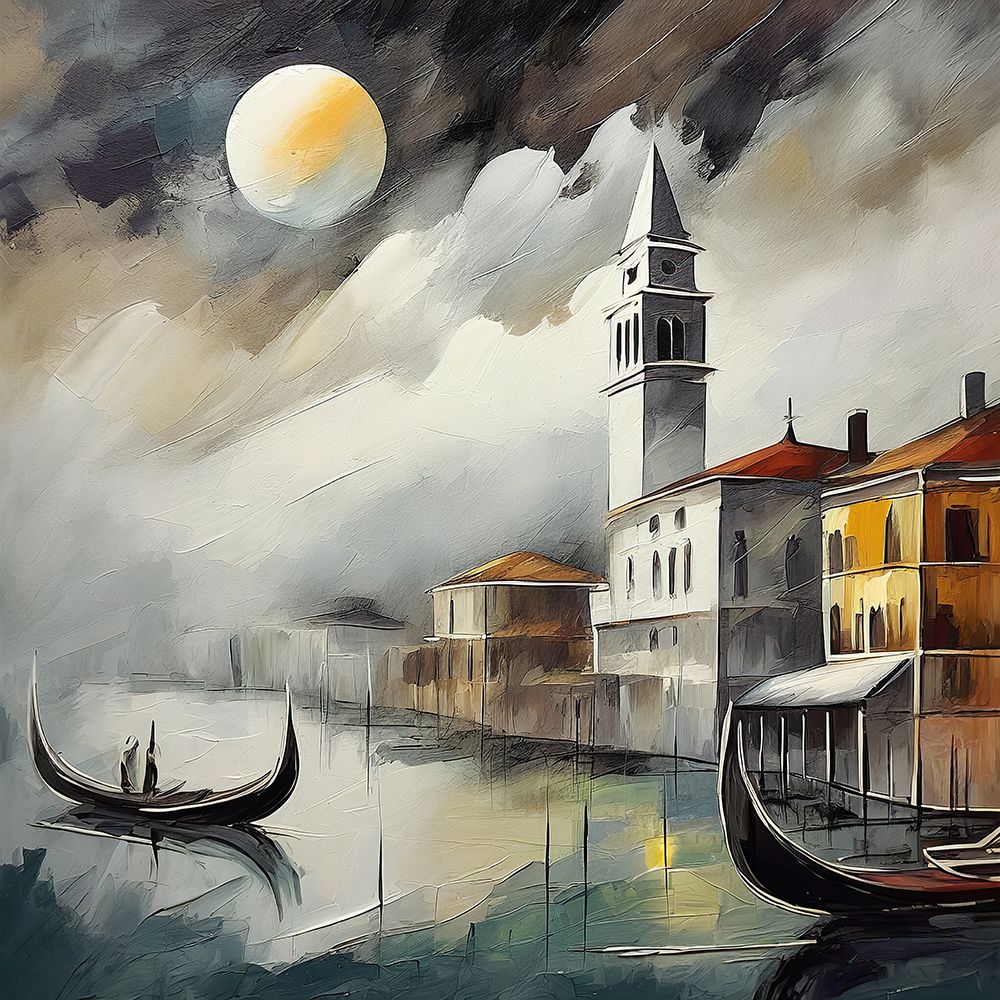 Canals Calm art print by Ronald Bolokofsky for $57.95 CAD