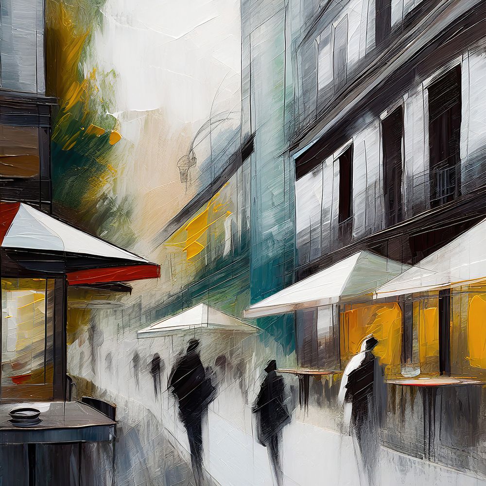 City of Cafe art print by Ronald Bolokofsky for $57.95 CAD