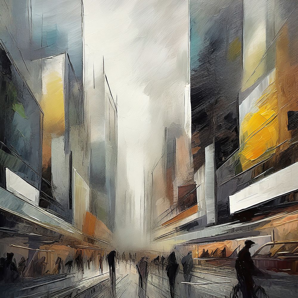 Cityscape Tempo art print by Ronald Bolokofsky for $57.95 CAD
