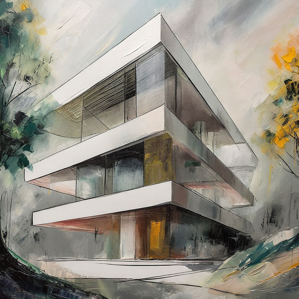 Concrete and Glass art print by Ronald Bolokofsky for $57.95 CAD