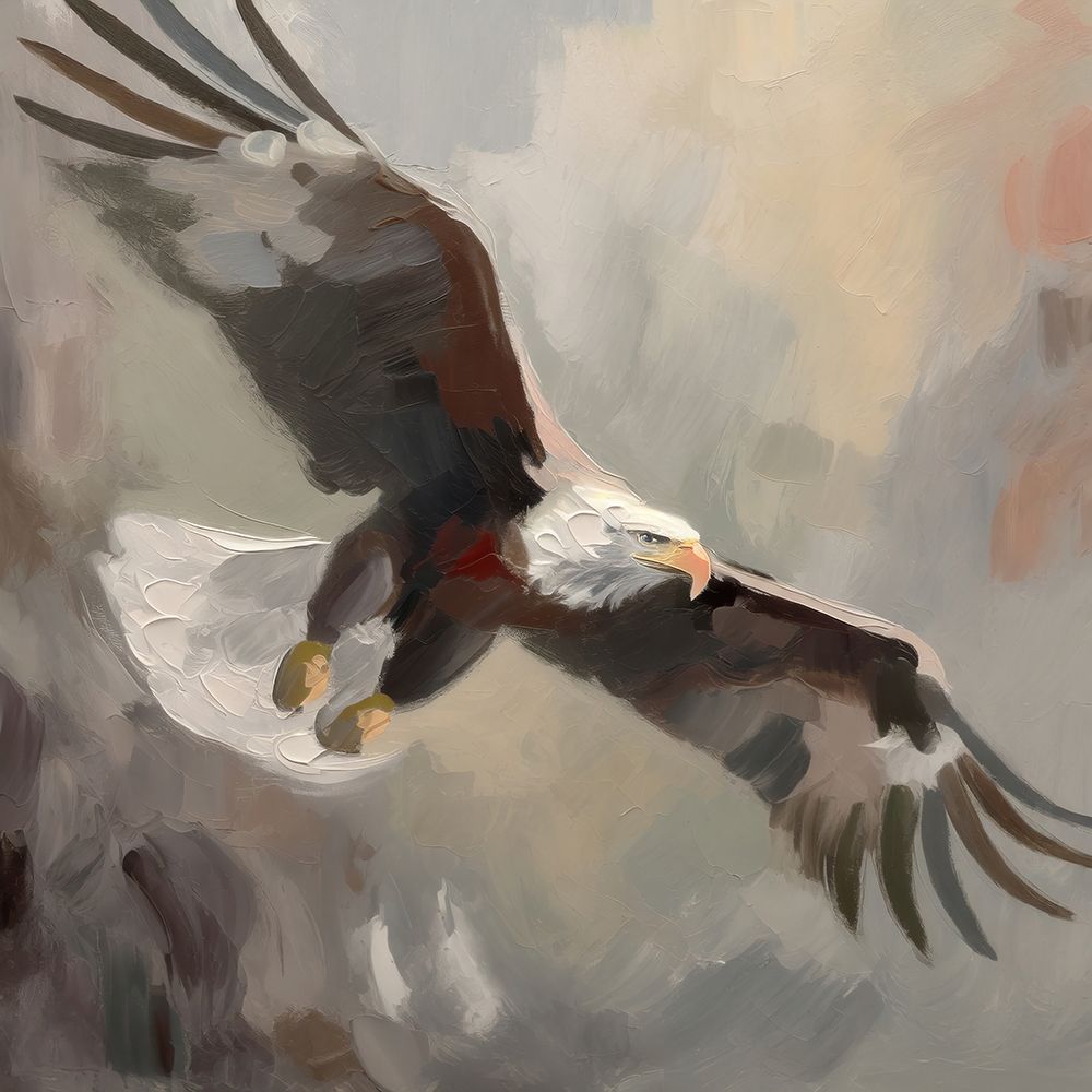 Eagles Pursuit art print by Ronald Bolokofsky for $57.95 CAD